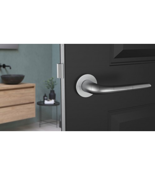 Puxador de porta cromado acetinado AZALIA puxador design