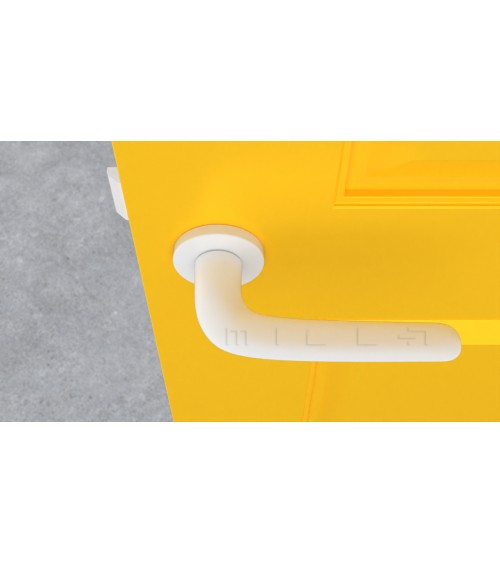 Puxador de porta branca AZALIA puxador design