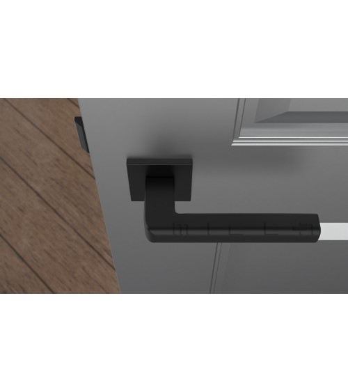 Puxador de porta preto SALICE ferragens design