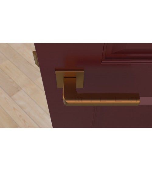 Puxador de porta cobre SALICE ferragens design