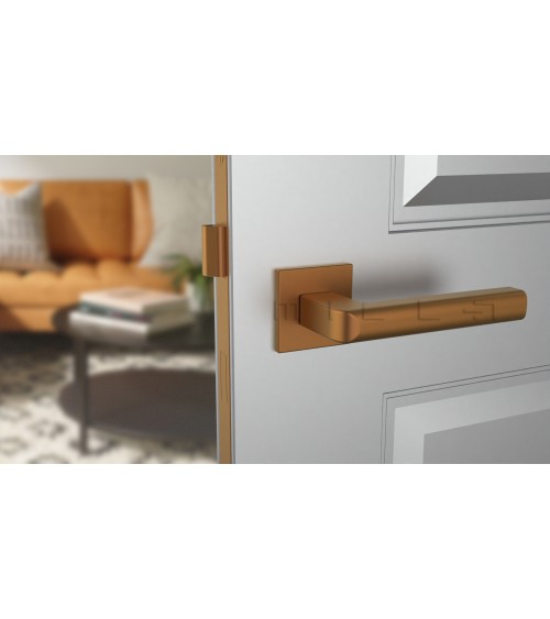 Puxador de porta cobre SALICE ferragens design