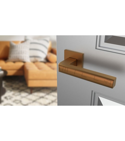 Puxador de porta cobre SALICE ferragens design