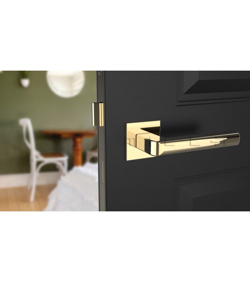 Puxador de porta dourado polido SALICE ferragens design