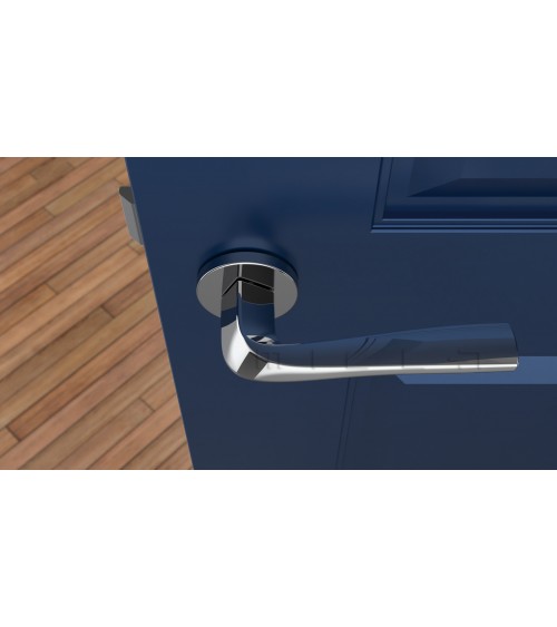 Puxador de porta cromado polido DALIA puxador design