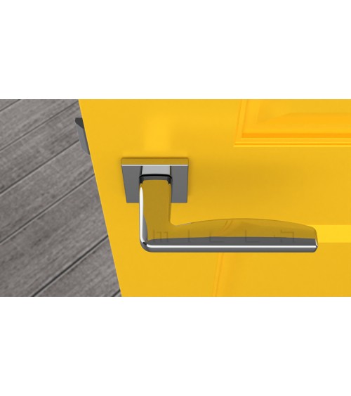 Puxador de porta cromo polido ERBA puxador design
