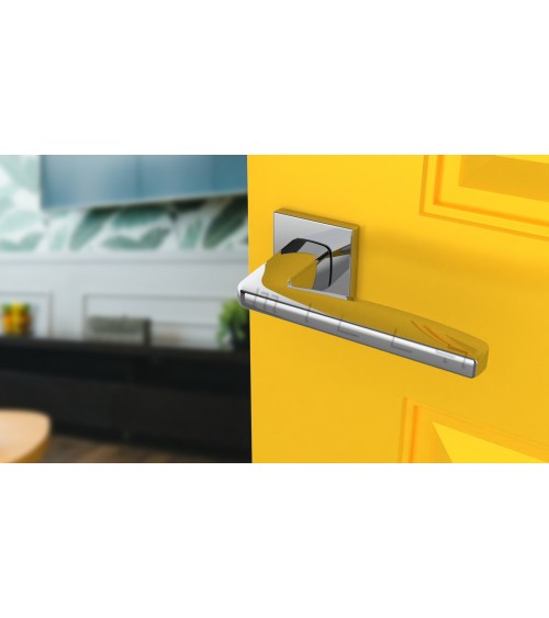 Puxador de porta cromo polido ERBA puxador design