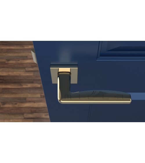 Puxador de porta dourado polido ERBA puxador design