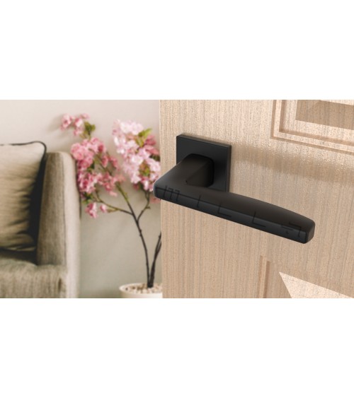 Puxador de porta preto ERBA design