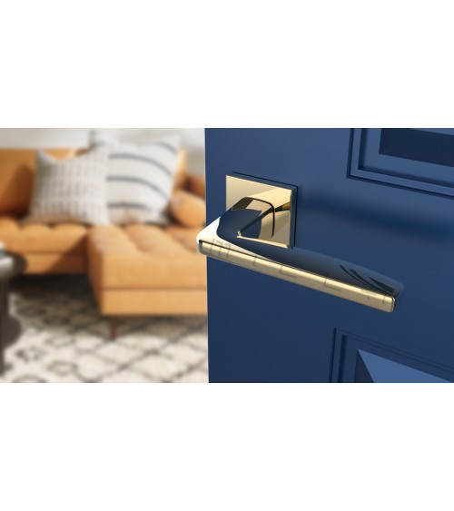 Puxador de porta dourado polido ERBA puxador design