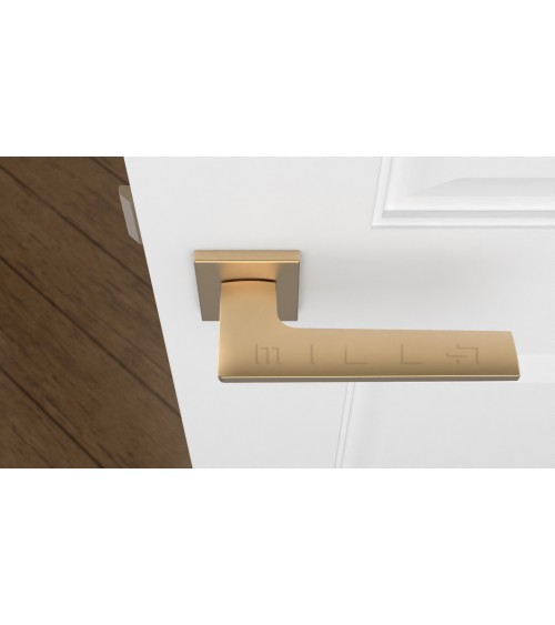 Puxador de porta dourado mate LUNARIA puxador design