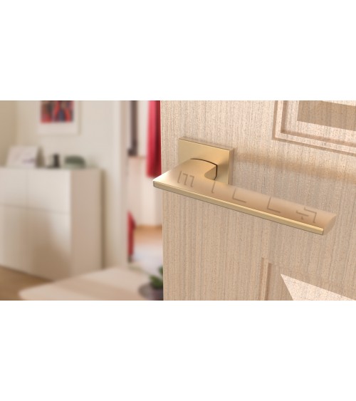 Puxador de porta dourado mate LUNARIA puxador design