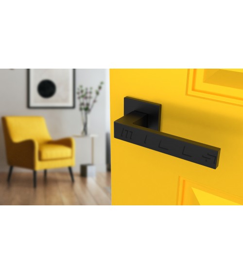 Puxador de porta preto SULLA puxador design