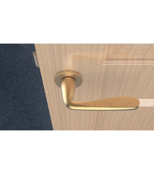 Puxador de porta dourado mate HIACYNTA puxador design