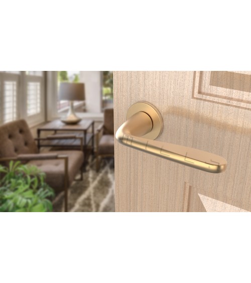 Puxador de porta dourado mate HIACYNTA puxador design