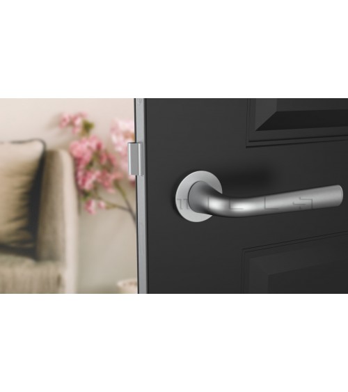 Puxador de porta Cromado Acetinado TULIPA porta interior design
