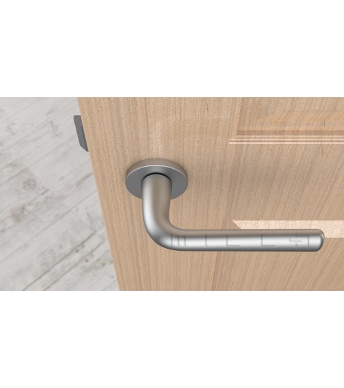 Puxador de porta Cromado Acetinado TULIPA porta interior design