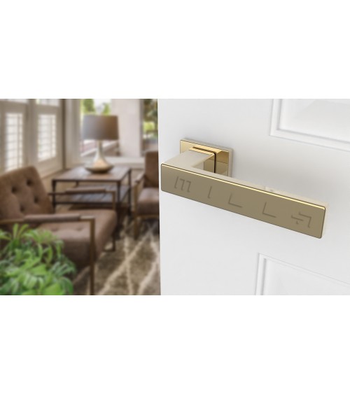 Puxador de porta dourado polido PINA puxador design