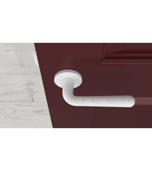 Puxador de porta branco mate IRGA puxador design