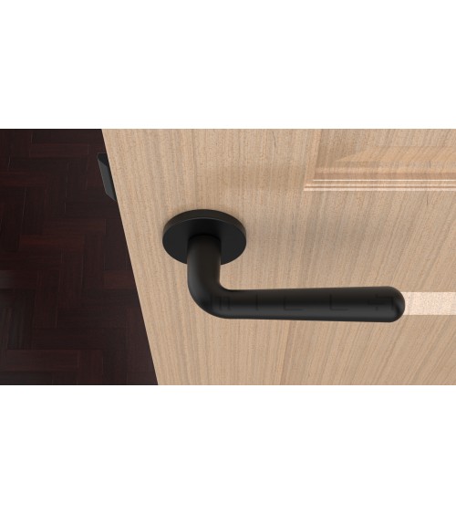 Puxador de porta IRGA preto mate puxador design
