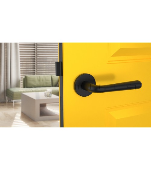 Puxador de porta IRGA preto mate puxador design