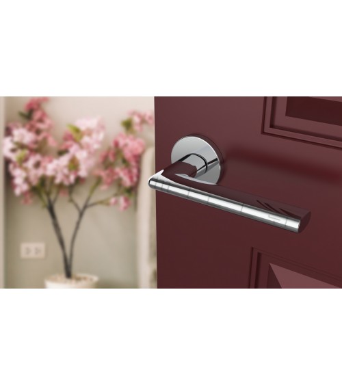 Puxador de porta cromado polido KALMIA puxador design