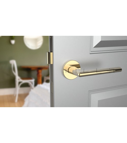 Puxador de porta dourado polido KALMIA puxador design