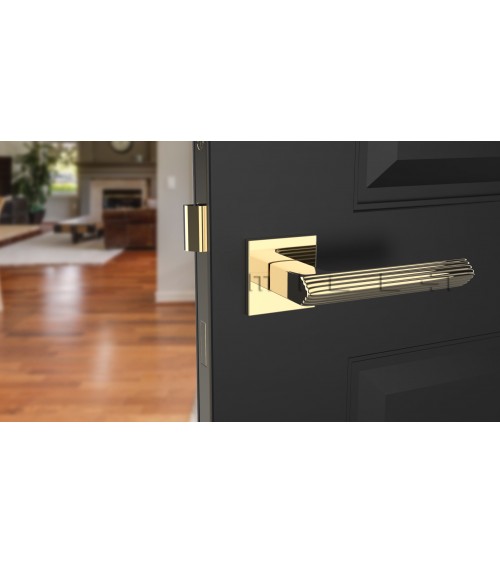 Puxador de porta dourado polido LARICE design