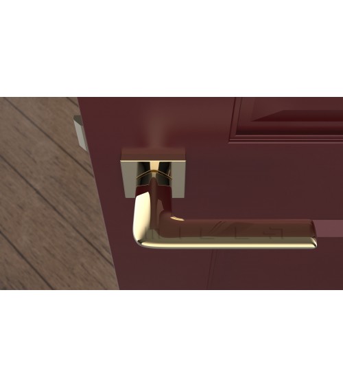 Puxador de porta dourado polido LILA puxador design
