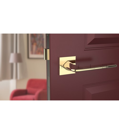 Puxador de porta dourado polido LILA puxador design