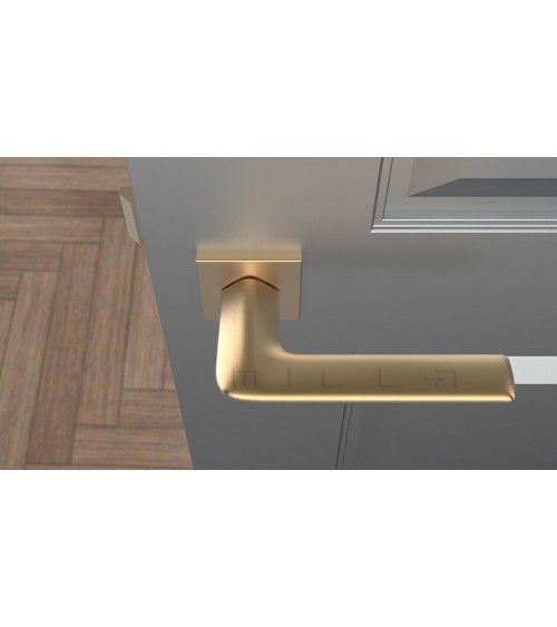 Puxador de porta dourado mate LILA puxador design