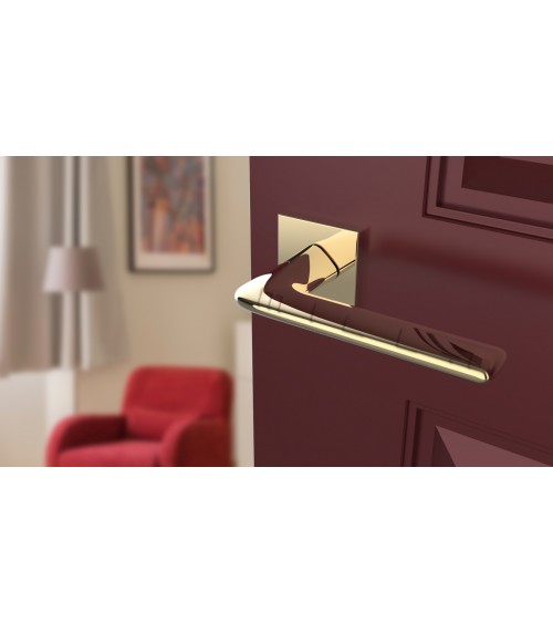 Puxador de porta dourado polido LILA puxador design