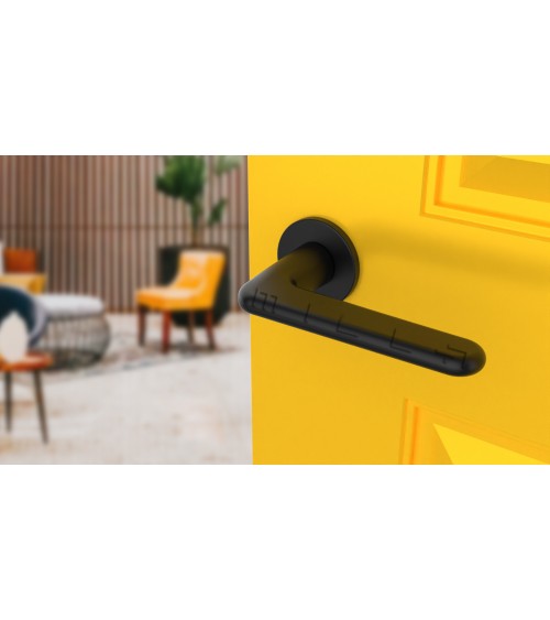 Puxador de porta preto LIRA design