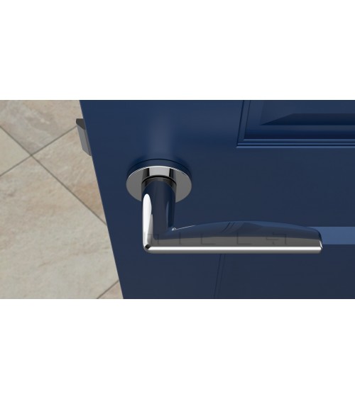 Puxador de porta LUNA cromo polido puxador design