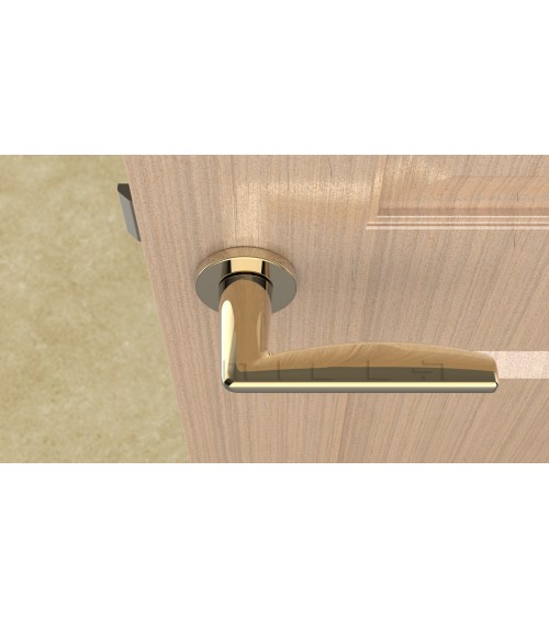 Puxador de porta ouro polido LUNA puxador design