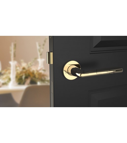 Puxador de porta ouro polido LUNA puxador design