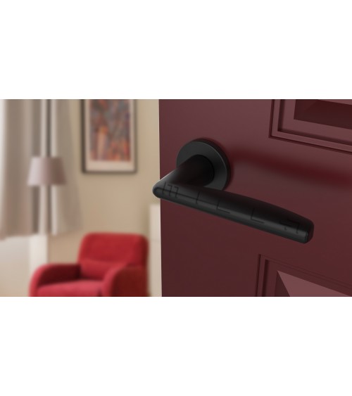 Puxador de porta LUNA preto puxador design