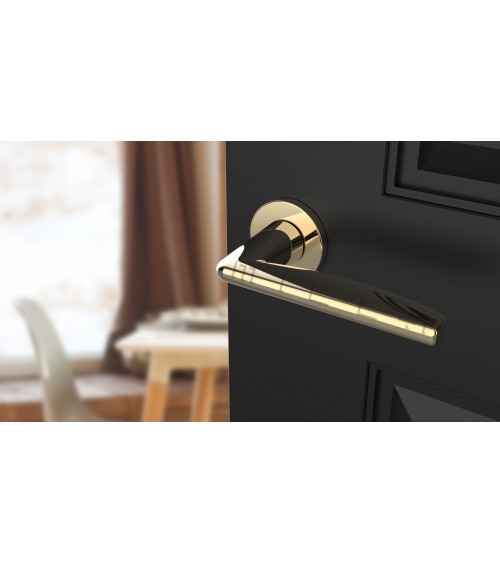 Puxador de porta ouro polido LUNA puxador design