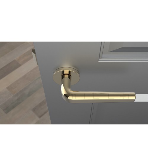 Puxador de porta dourado polido INULLA puxador design