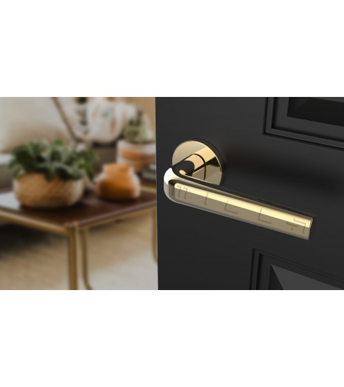 Puxador de porta dourado polido INULLA puxador design
