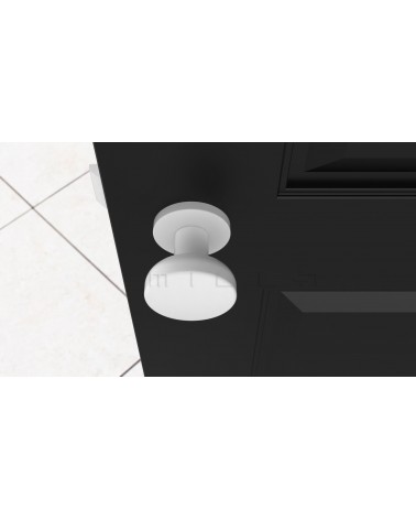 Botão de porta Branco MESA Redondo móvel - puxador design