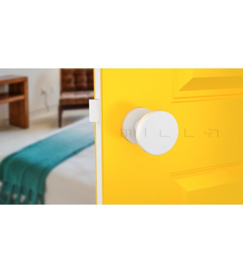 Botão de porta Branco MESA Redondo móvel - puxador design