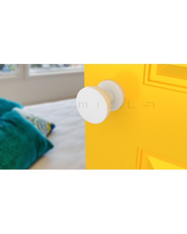 Botão de porta Branco MESA Redondo móvel - puxador design