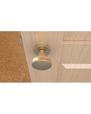Botão de porta Ouro mate MESA Redondo móvel