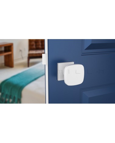 Botão de porta Branco KIAMA quadrado - puxador design