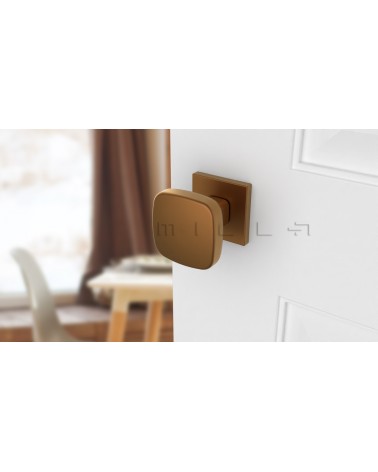 Botão de porta Cobre KIAMA quadrado - puxador design