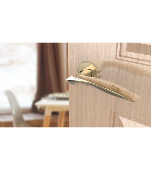 Puxador de porta ouro polido ROBINE puxador design