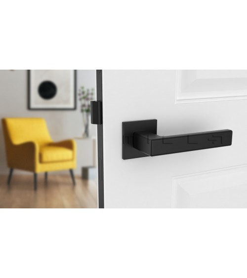Puxador de porta preto pérola TILLIA porta interior design