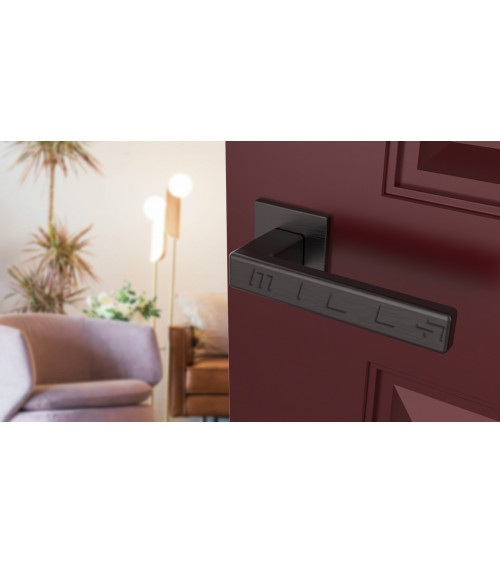 Puxador de porta antracite TILLIA porta interior design