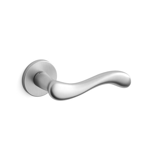 Puxador de porta cromo acetinado Mandelli Ande puxador design