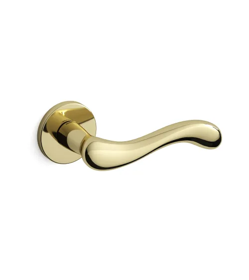 Puxador de porta dourado polido Mandelli Ande design